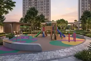 kids play area at Mahindra Rivenza